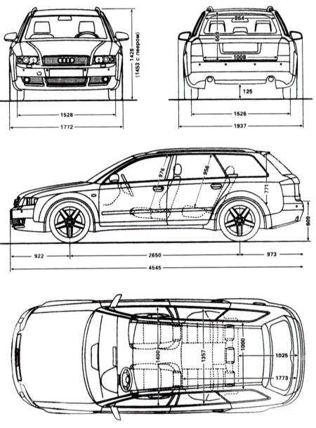  Органы управления и приёмы безопасной эксплуатации Audi A4