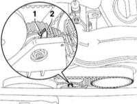  Проверка состояния и натяжение зубчатого ремня Audi A4
