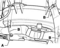  Снятие и установка электродвигателя привода вентилятора отопителя и кондиционера Audi A4