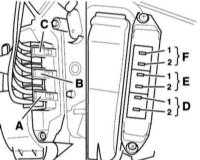  Снятие и установка дополнительного нагревательного элемента Audi A4