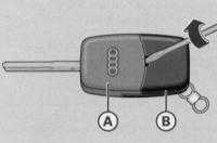  Отпирание и запирание автомобиля Audi A4