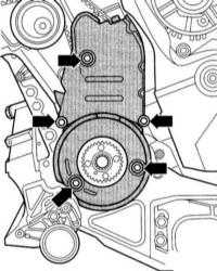  Снятие и установка зубчатого ремня, двигатели 1.9 л (AVB, AWX, AVF) Audi A4