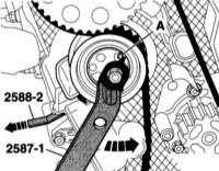  Снятие и установка зубчатого ремня, двигатели 1.9 л (AVB, AWX, AVF) Audi A4
