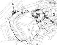  Снятие и установка воздушного фильтра Audi A4